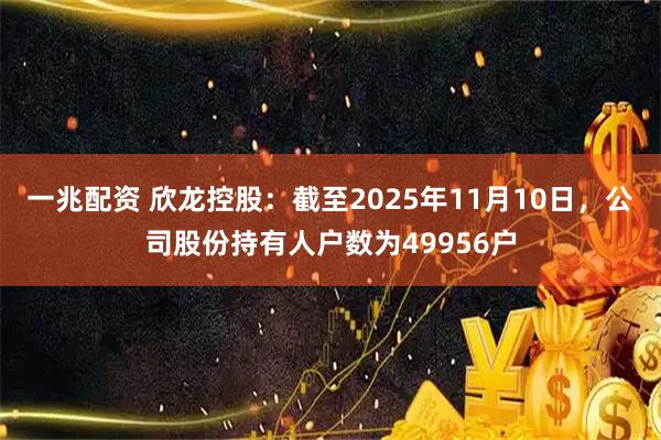 一兆配资 欣龙控股：截至2025年11月10日，公司股份持有人户数为49956户